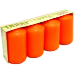 PROVENCE Candles Orange &Oslash;5x9cm 4pcs