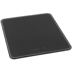Logilink Mousepad in leather design Black