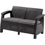 Keter Corfu Love Seat Grey