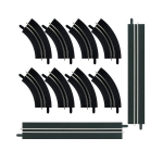 Carrera Single Lane Curves Straights Extension Set 4
