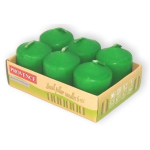 PROVENCE Candles Dark Green &Oslash;3.8x5.5cm 6pcs