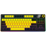 Lorgar KBP70TKLW, Wireless TKL Mechanical Gaming Keyboard Pro Black/ Yellow