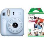 Fujifilm Instax Mini 12 Pastel Blue + Instax Mini Glossy 10pcs