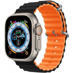 Devia Deluxe Sport6 for Apple Watch 42/ 44/ 45/ 49 mm Black/ Orange