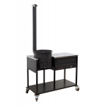 ABAS BBQ table with boiler oven and grill