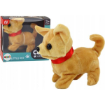 LEAN Toys Plush Interactive Dog Animal Beige