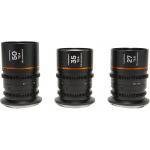 Laowa Nanomorph S35 Prime 3-Lens Bundle (27mm, 35mm, 50mm) (Amber) - L Mount