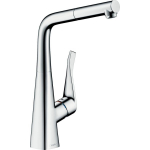 Hansgrohe Metris M71 320 Pull-Out Spout 1jet Chrome