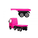 Lean Cars Mercedes Actros Truck With HL358 Pink Semitrailer