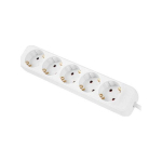Lanberg Extension cable 1.5m white 5x 230V Schuko