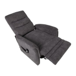 Evelekt Recliner armchair BARCLAY with electric lifting mechanism, dark grey