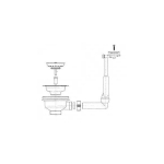 Franke VALVE - BASKET STOPPER WASTE 3 1/ 2