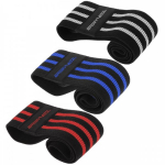 Sportvida High Resistance Band Fabric Rubber set (3pcs)