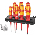 Wera Wera Kraftform VDE / 7 Heavy Metal 2 - 7 pieces + rack + Tool Rebel bo