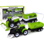 LEAN Toys LeanToys Farm Vehicle Set Tractors Tanker Trailer
