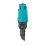 Gardena Micro-Drip-System small end nozzle, 10 pieces (black/ turquoise