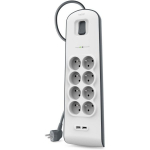 Belkin BSV804ca2M White 8 AC outlet(s) 2 m