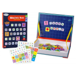 LEAN Toys LeanToys Magnetic Puzzle Book English Alphabet Pictures