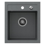 Steiner Steiner JOHNNY 100 Steingran granite gray 1-bowl sink with