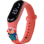 LEAN Toys Pink Piggy Touch Screen Watch with Adjustable Band