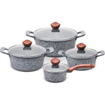 Promis Promis Pots set brown handles 8 elements (GR/ SET)