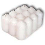 PROVENCE Candles White &Oslash;4x8.5cm 12pcs
