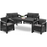 Keter Corfu Fiesta Set Grey