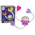LEAN Toys Bathing Water Toy Cosmonaut Teddy Bear Battery Shower