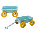 LEAN Toys Sand Toy Cart Pastel Turquoise