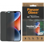 PanzerGlass "Ultra-Wide Fit Privacy Screen Protector iPhone 14/ 13/ 13 Pro" Black
