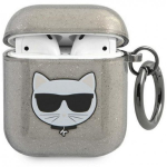 Karl Lagerfeld "KLA2UCHGK Glitter Choupe Case Airpods" Black