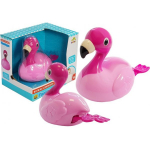 LEAN Toys Bath Flamingo Floats on water