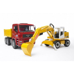 Bruder MAN TGA Construction truck with Liebherr Excavator