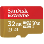 Sandisk 32GB Extreme microSDHC 32GB + SD Adapter