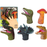 LEAN Toys Finger Puppets Dinosaurs Colorful 5 Pieces