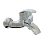 Hydroland Hydroland Vena wall-mounted bathtub faucet chrome (B321)