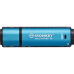 Kingston 64GB IronKey Vault Privacy 50 USB 3.2 Blue