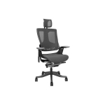Evelekt Task chair WAU with wide backrest, grey