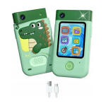 Xrec Digital Camera 48mp BLS-I9 Green Dinosaur