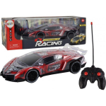 LEAN Toys Remote Controlled RC Sports Car 1:16 Scale Red Lights