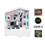 MDATA GAMING Ryzen 7 7800X3D 32GB 1TB SSD 1TB HDD RTX 4060 Windows 11 Home