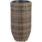 Evelekt Plant Holder WICKER D28xH59cm Dark Brown