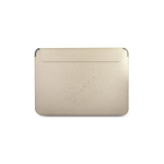 Guess Original Laptop Sleeve Saffiano Script GUCS13PUSASLG 13" Gold