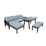 Evelekt DELGADO corner sofa, table and bench