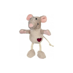 TRIXIE Trixie Plush mouse, 11 cm, beige