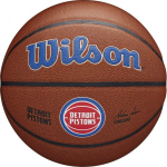Wilson Wilson Wilson Team Alliance Detroit Pistons Ball WTB3100XBDET Brown.