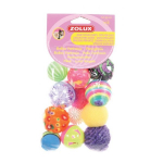 ZOLUX Zolux Cat Toys - set of 10 different 4 cm.
