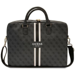 Guess PU 4G Printed Stripes Computer Bag 15/ 16" Black