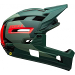 Bell Bell Full Face Helmet Super Air R Mips Spherical matte gloss green inf