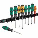 Wera Wera 9650 magnetic strip Kraftform screwdriver set, 9 pieces
